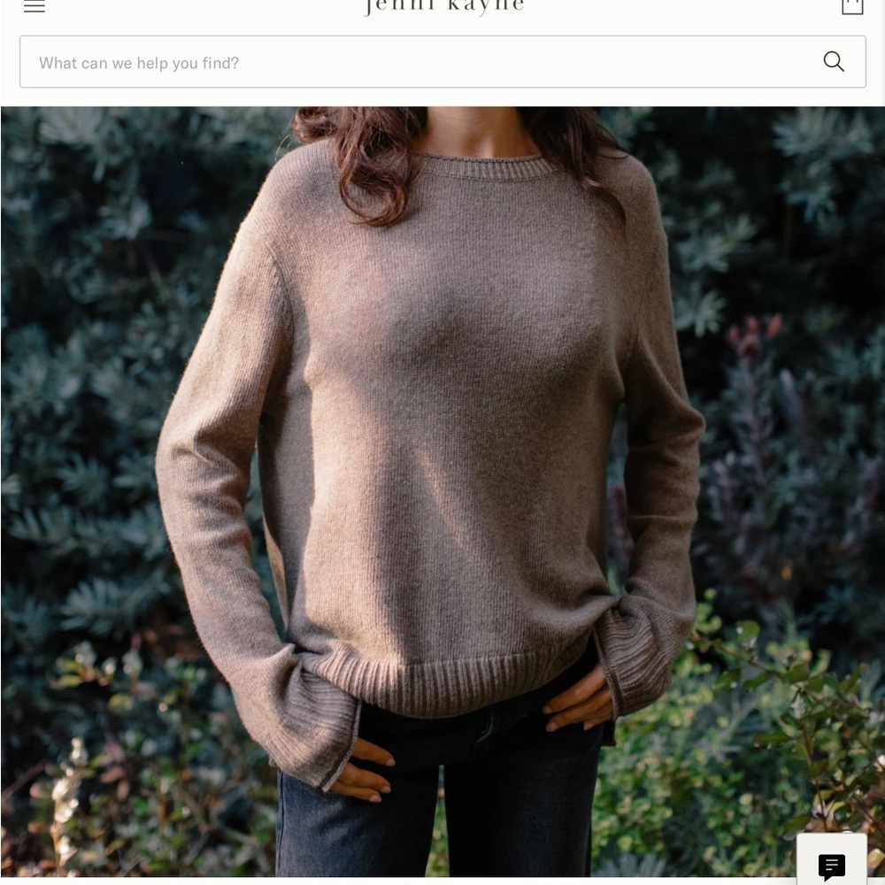 Jenni Kayne Taupe everyday sweater size small